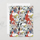 スーパーガール漫画ケーパーパターン5 ポストカード (正面/裏面)