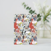 スーパーガール漫画ケーパーパターン5 ポストカード (スタンド正面)