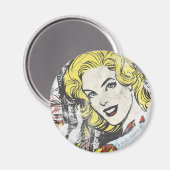 スーパーガール漫画ケーパー1 マグネット (正面/裏面)