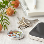 スーパーガール漫画ケーパー2 キーホルダー (側面)