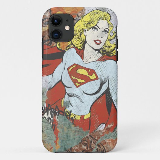 スーパーガール漫画ケーパー2 Case-Mate iPhoneケース (裏面)