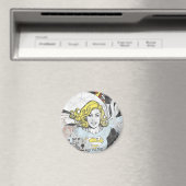 スーパーガール漫画ケーパー3 マグネット (インサイチュ (食洗機))