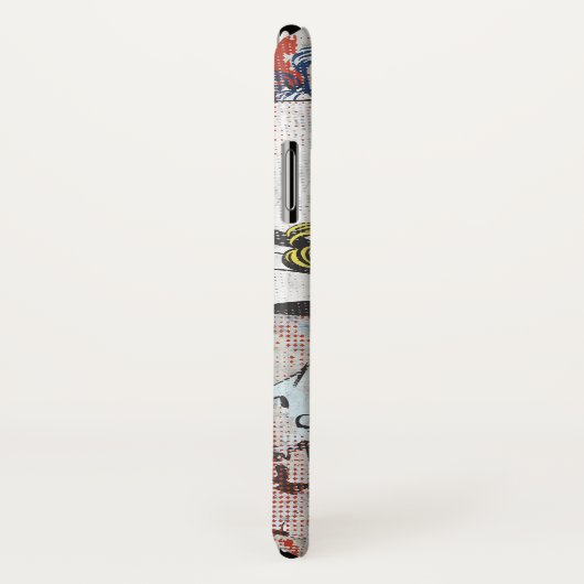 スーパーガール漫画ケーパー3 Case-Mate iPhoneケース (裏面/右)