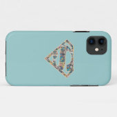 スーパーガール漫画ストリップロゴ Case-Mate iPhoneケース (裏面(横))