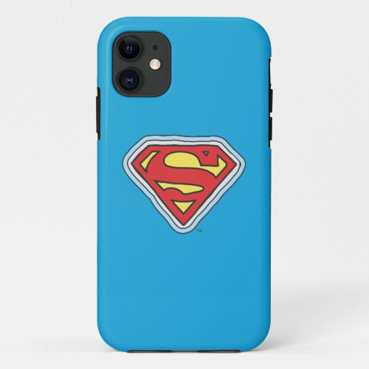 スーパーガール漫画ロゴ2 Case-Mate iPhoneケース (裏面)