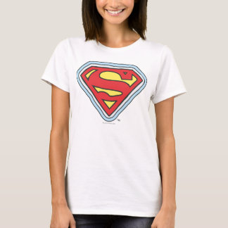 スーパーガール漫画ロゴ Tシャツ