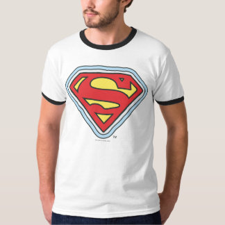 スーパーガール漫画ロゴ Tシャツ