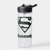 スーパーガール無地のSシールド ウォーターボトル (左面)