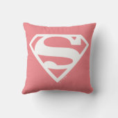 スーパーガール無地のSシールド クッション (裏面)