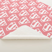 スーパーガール無地のSシールド シェルパブランケット (3/4)