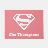 スーパーガール無地のSシールド ドアマット (正面)