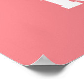 スーパーガール無地のSシールド ポスター (角)