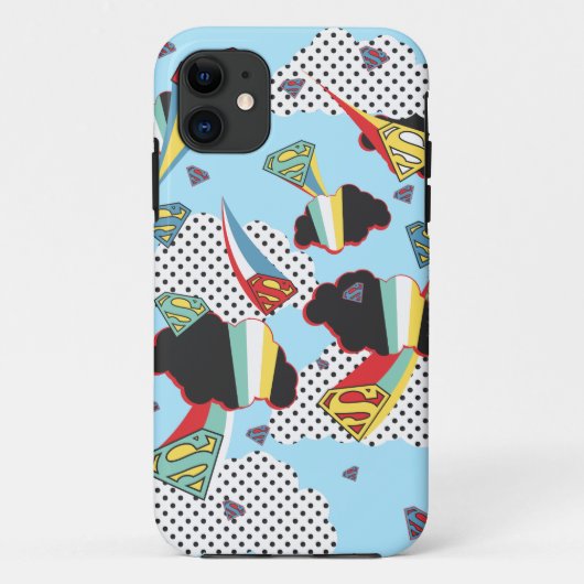 スーパーガール熱狂するスカイ Case-Mate iPhoneケース (裏面)