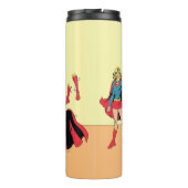 スーパーガール紙ドールグラフィック タンブラー (裏面)