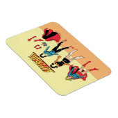 スーパーガール紙ドールグラフィック マグネット (右側)