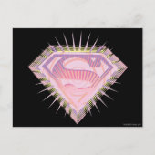 スーパーガール素晴らしいのロゴ ポストカード (正面)