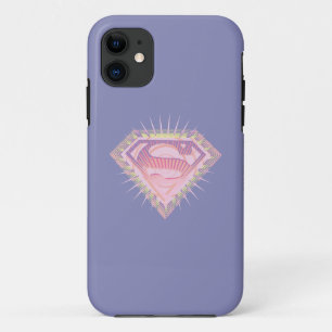 スーパーガール素晴らしいのロゴ iPhone 11 ケース