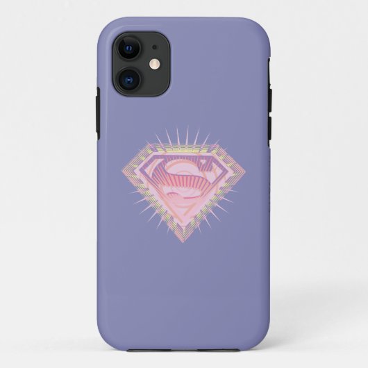 スーパーガール素晴らしいのロゴ Case-Mate iPhoneケース (裏面)