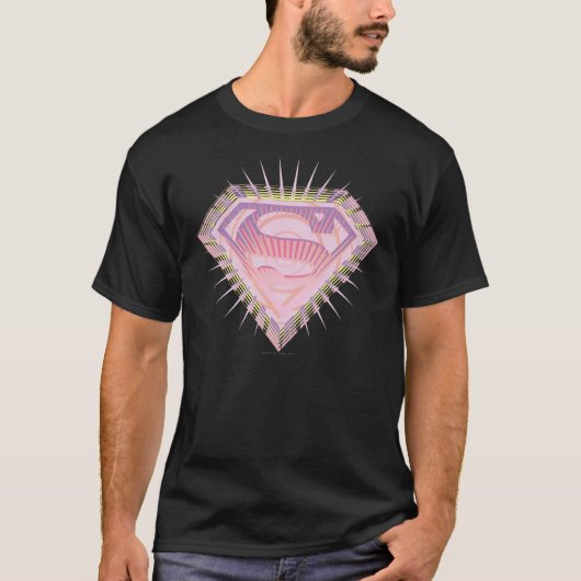 スーパーガール素晴らしいのロゴ Tシャツ (正面)