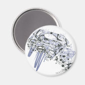 スーパーガール素晴らし マグネット (正面/裏面)