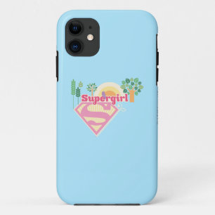 スーパーガール自然ロゴ iPhone 11 ケース