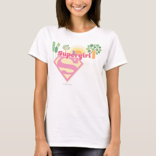 スーパーガール自然ロゴ Tシャツ