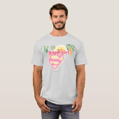 スーパーガール自然ロゴ Tシャツ (正面フル)