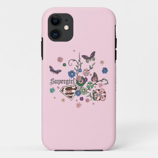 スーパーガール蝶 Case-Mate iPhoneケース (裏面)