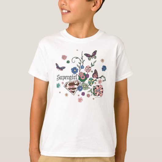 スーパーガール蝶 Tシャツ (正面)