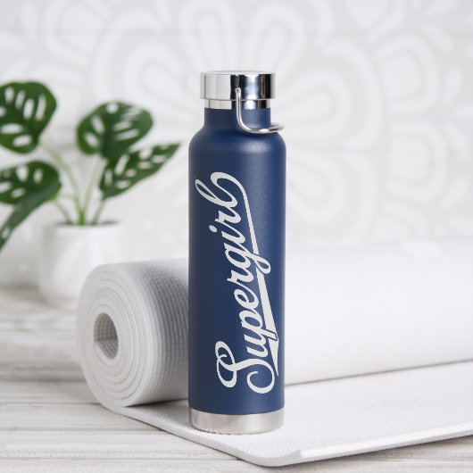 スーパーガール野球オールスター名ロゴ ウォーターボトル (ヨガ)