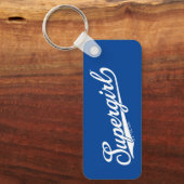 スーパーガール野球オールスター名ロゴ キーホルダー (正面)