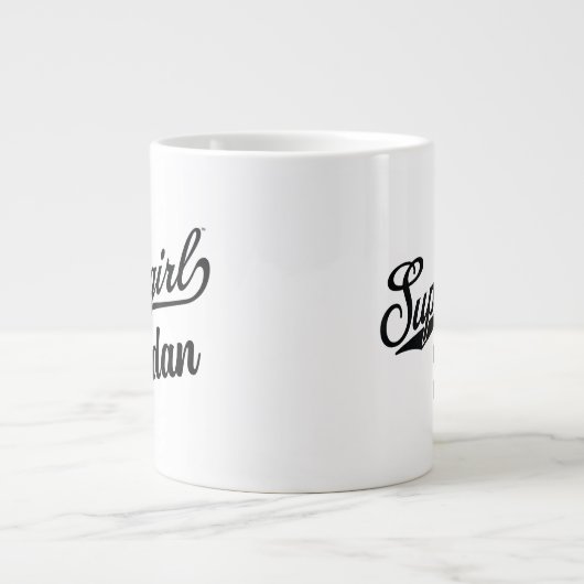 スーパーガール野球オールスター名ロゴ ジャンボコーヒーマグカップ (正面)