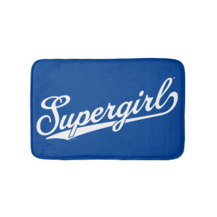 スーパーガール野球オールスター名ロゴ バスマット