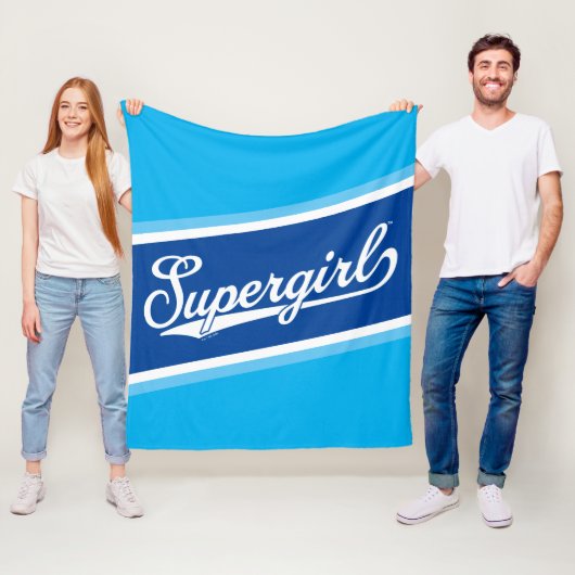 スーパーガール野球オールスター名ロゴ フリースブランケット (インサイチュ)