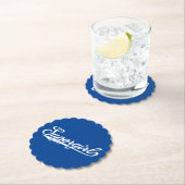 スーパーガール野球オールスター名ロゴ ペーパーコースター (インサイチュ)