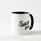 スーパーガール野球オールスター名ロゴ マグカップ (正面右)