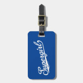 スーパーガール野球オールスター名ロゴ ラゲッジタグ (正面縦)