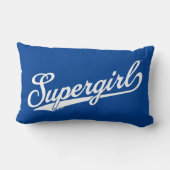スーパーガール野球オールスター名ロゴ ランバークッション (裏面)