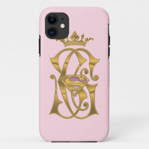 スーパーガール金ゴールドクラウン iPhone 11 ケース
