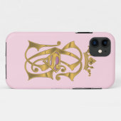 スーパーガール金ゴールドクラウン Case-Mate iPhoneケース (裏面(横))