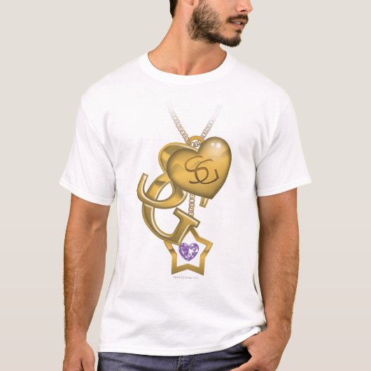スーパーガール金ゴールドロケット Tシャツ (正面)