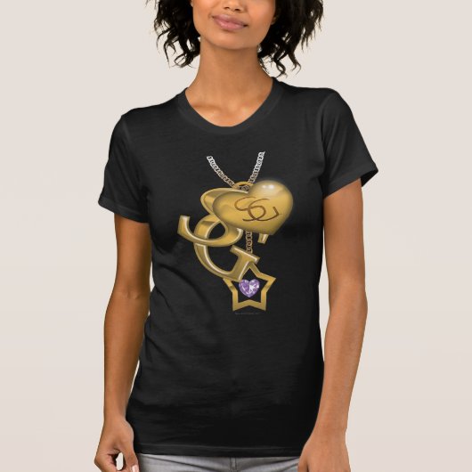 スーパーガール金ゴールドロケット Tシャツ (正面)