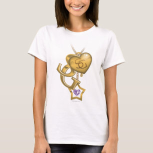 スーパーガール金ゴールドロケット Tシャツ