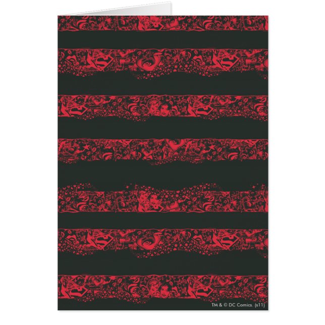 スーパーガール黒線と赤線のパターン (正面)