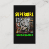 スーパーガール インディカ サティバ 名刺 (裏面)