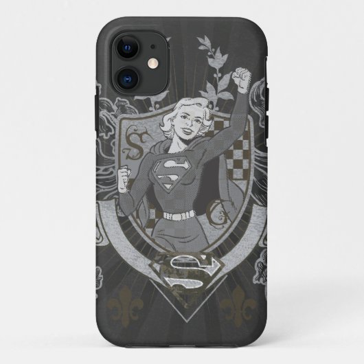 スーパーガール・クレスト Case-Mate iPhoneケース (裏面)
