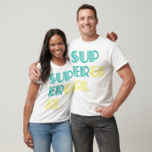スーパーガール・グリーン・アンド・イエロー Tシャツ (ユニセックス)