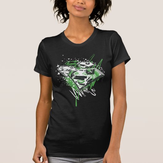 スーパーガール・グリーン・スピルズ Tシャツ (正面)