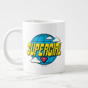 スーパーガール グローバルポップ グラフィック ジャンボコーヒーマグカップ