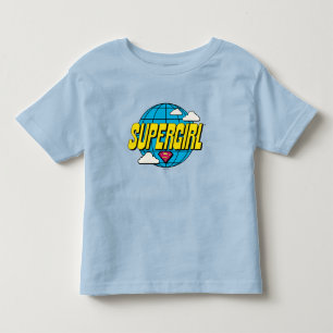スーパーガール グローバル ポップ グラフィック トドラーTシャツ